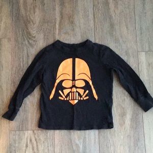 Halloween Darth Vader Shirt, size 3T.